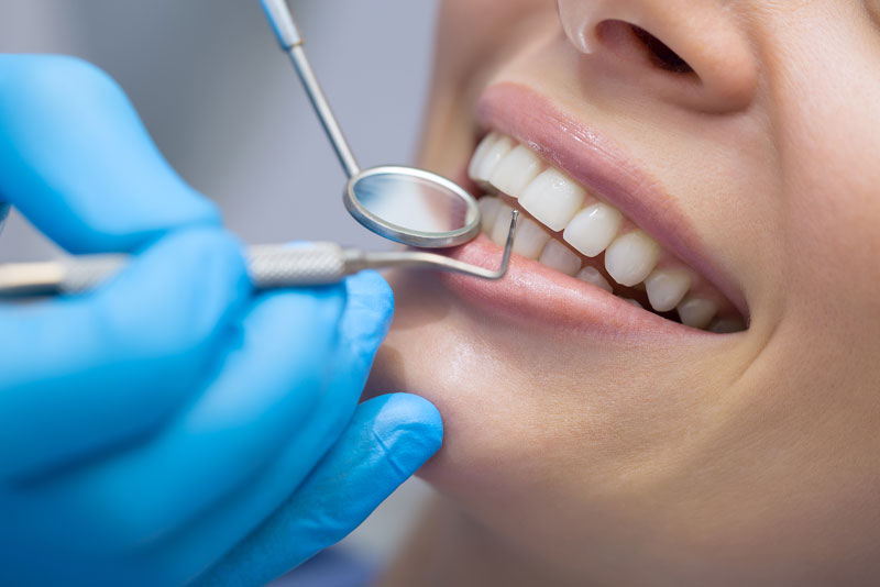 dental patient undergoing gum disease treatment